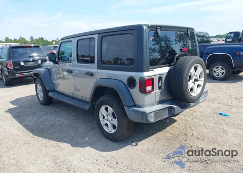 2020 Jeep Wrangler Unlimited Sport S 4X4 из США, поврежденный, VIN 1C4HJXDN0LW199289